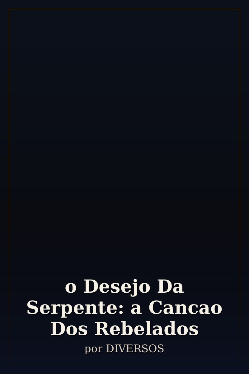 Capa de o Desejo Da Serpente: a Cancao Dos Rebelados