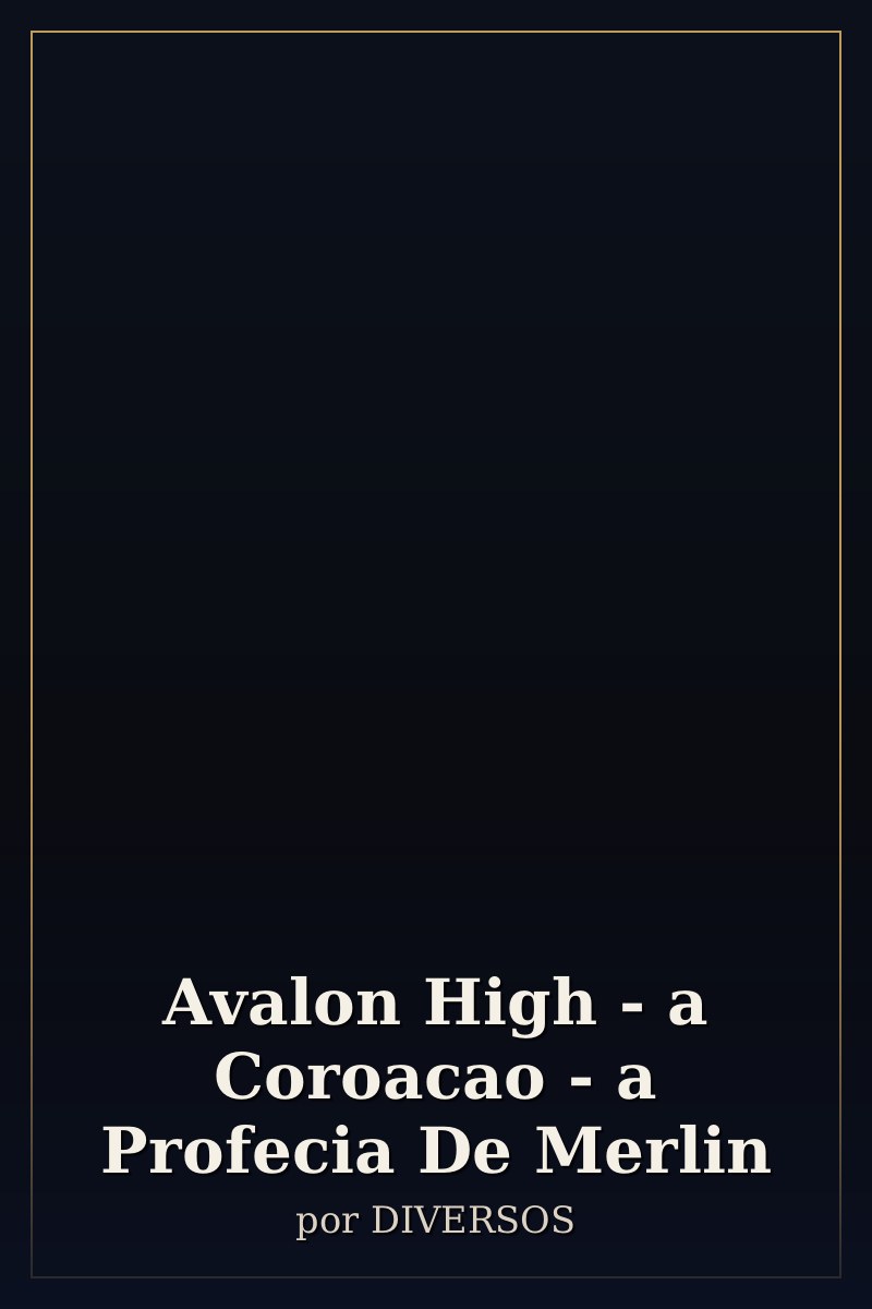 Capa de Avalon High - a Coroacao - a Profecia De Merlin