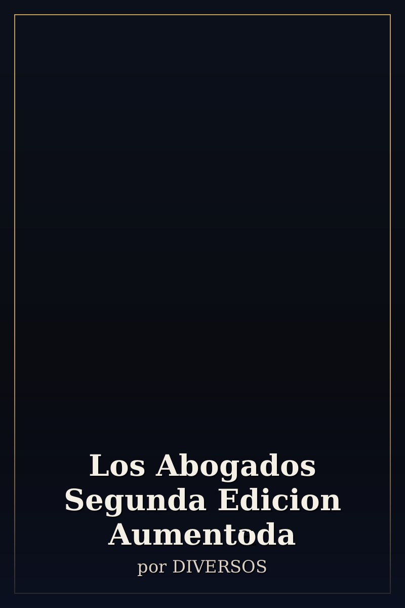 Capa de Los Abogados Segunda Edicion Aumentada