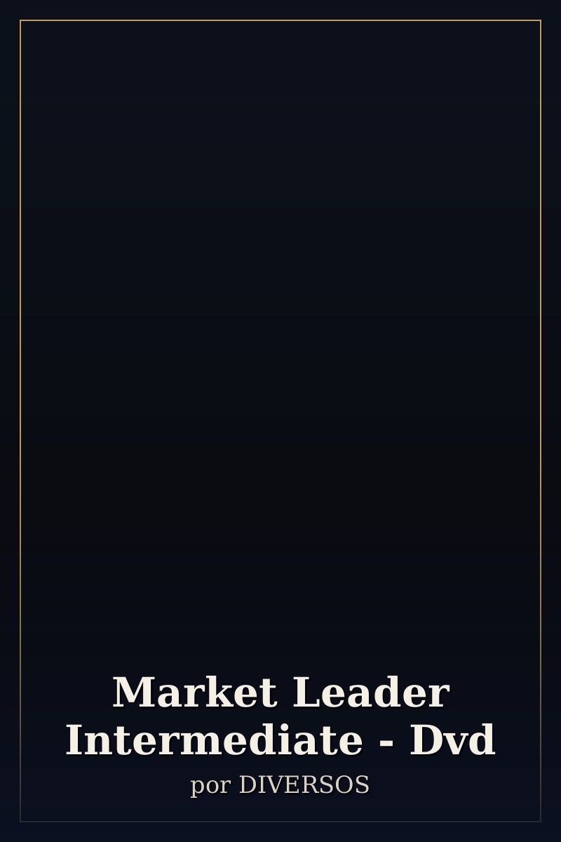 Capa de Market Leader Intermediate - Dvd