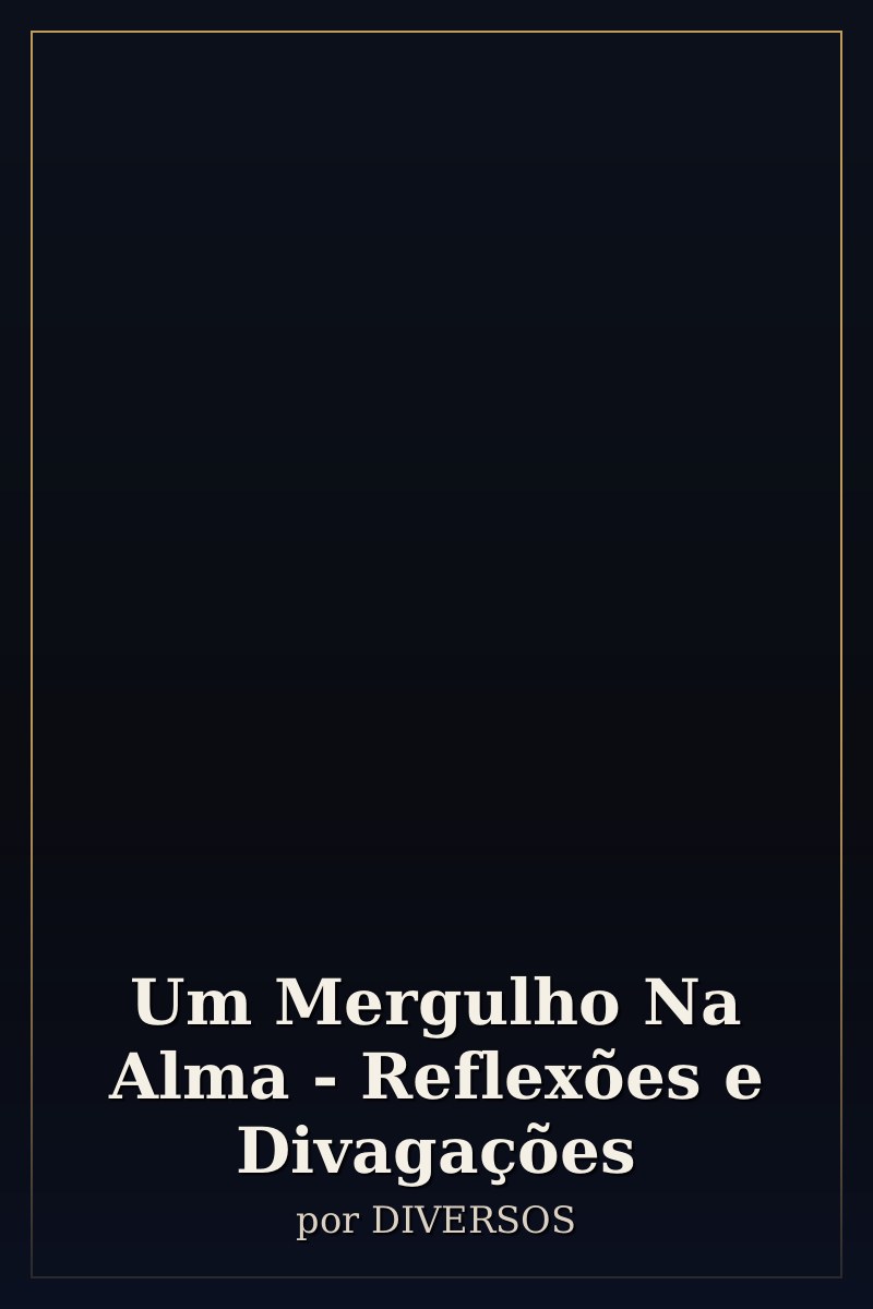 Capa de Um Mergulho Na Alma - Reflexões e Divagações