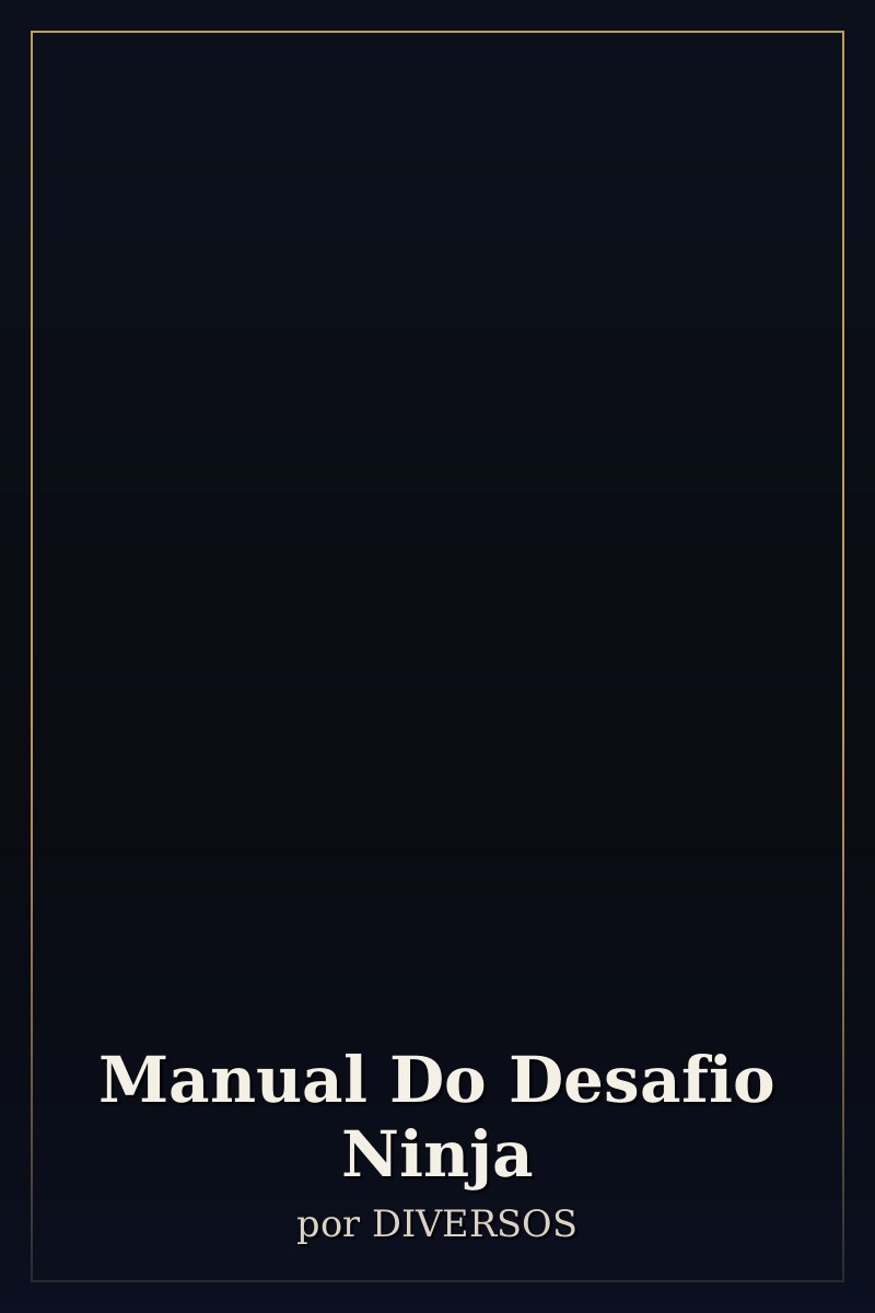 Capa de Manual Do Desafio Ninja