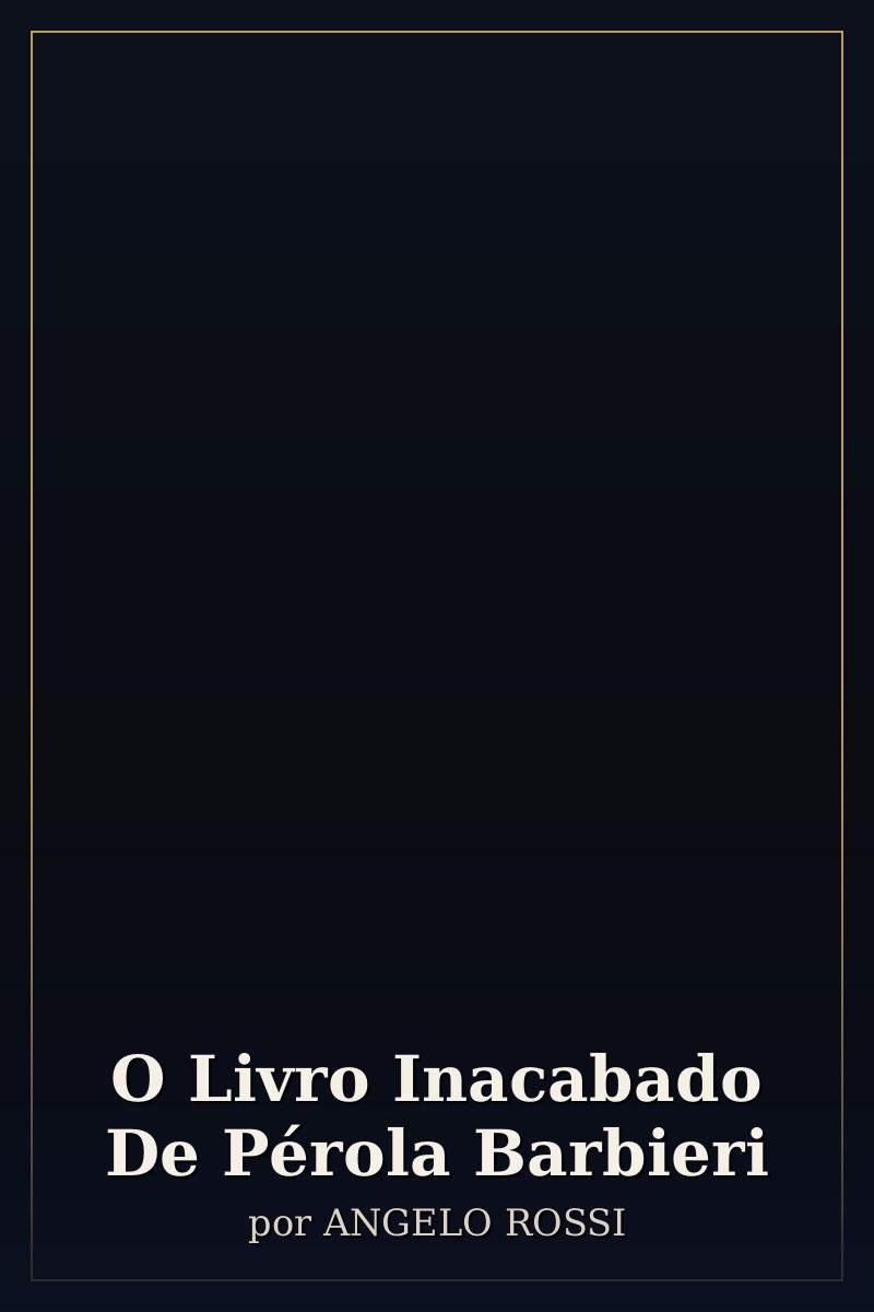Capa de O Livro Inacabado De Pérola Barbieri