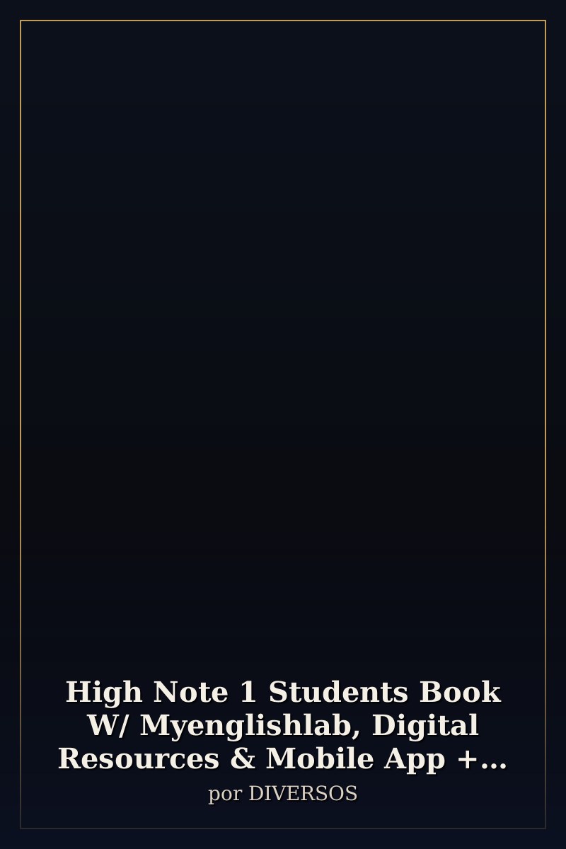 Capa de High Note 1 Students Book W/ Myenglishlab, Digital Resources & Mobile App + Benchmark Yle