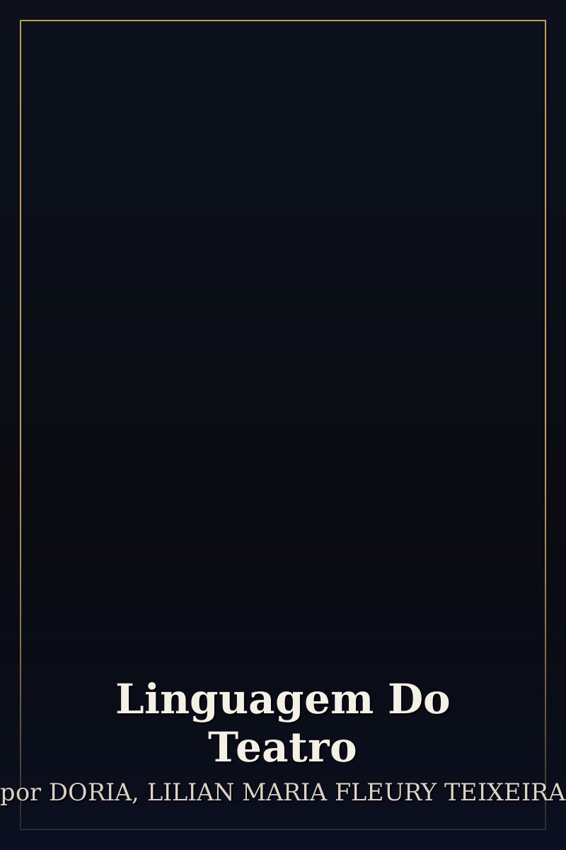Capa de Linguagem Do Teatro