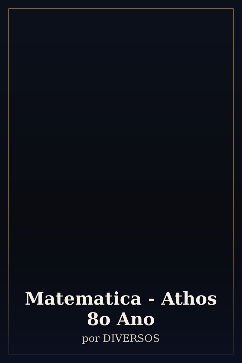 Capa de Matematica - Athos 8o Ano