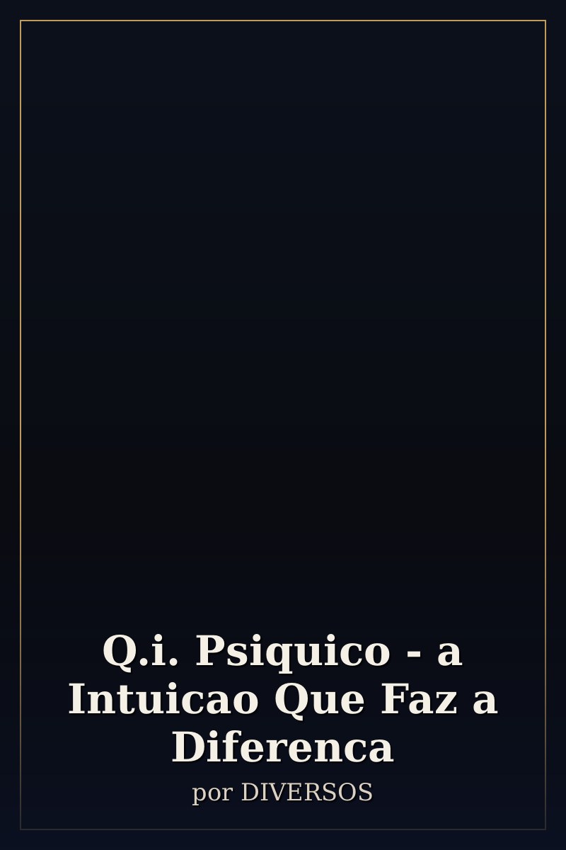 Capa de Q.i. Psiquico - a Intuicao Que Faz a Diferenca