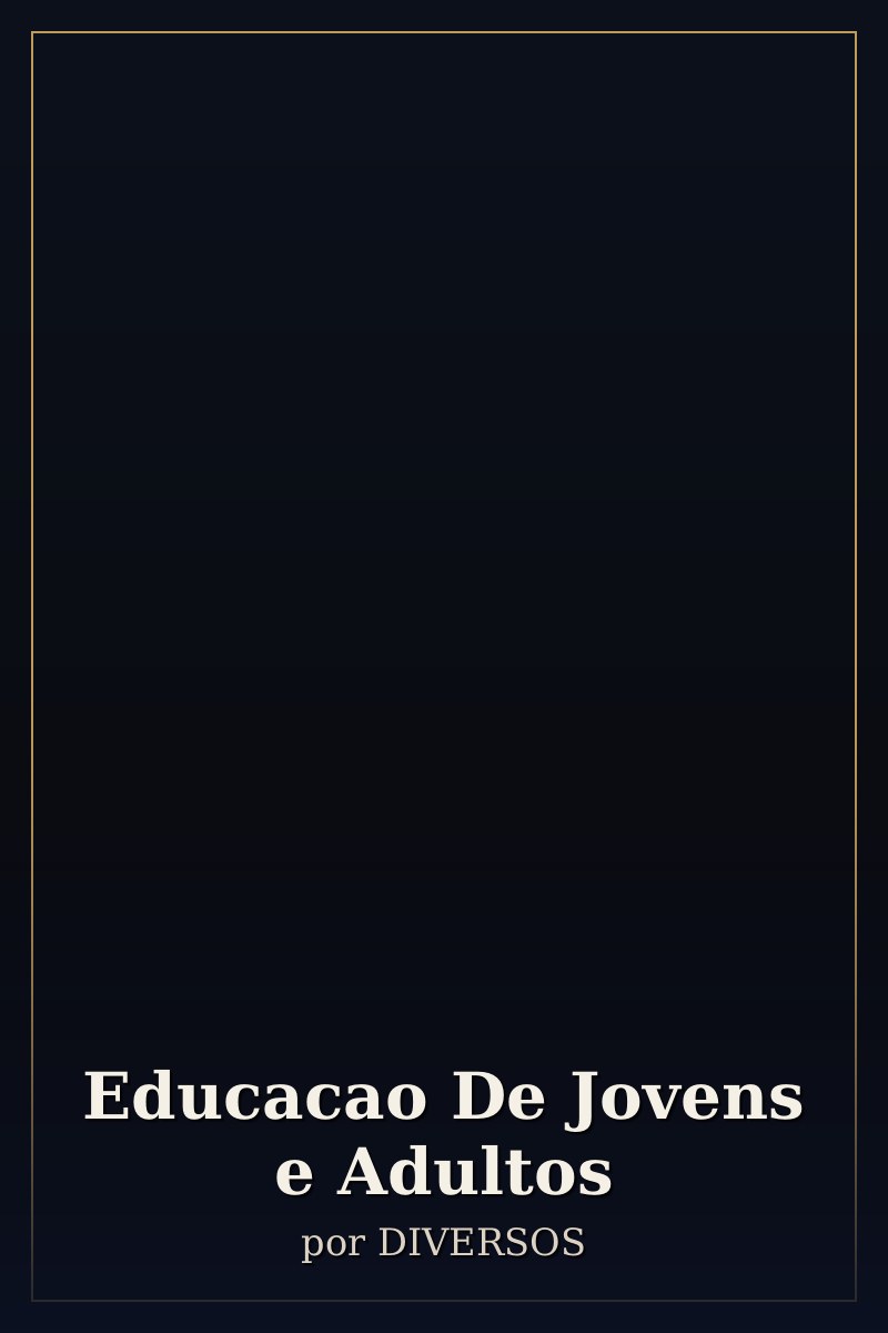 Capa de Educacao De Jovens e Adultos