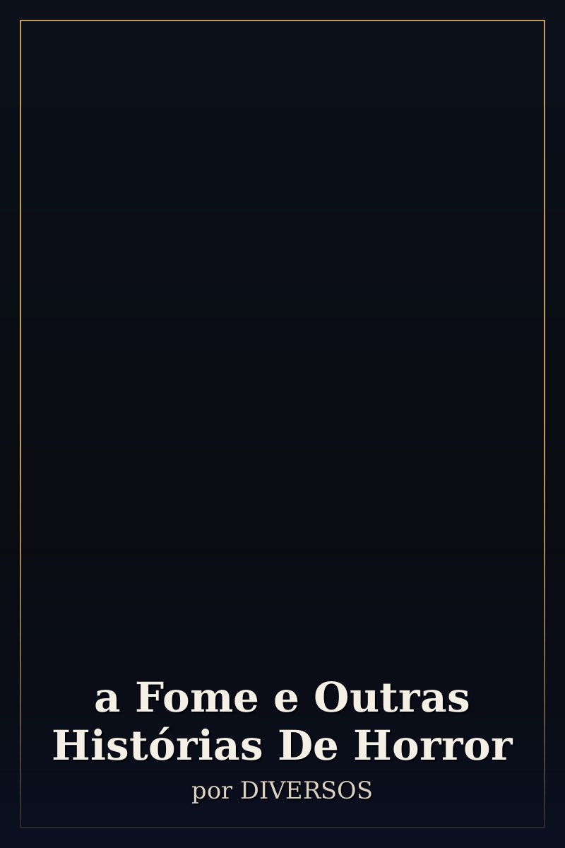 Capa de a Fome e Outras Histórias De Horror