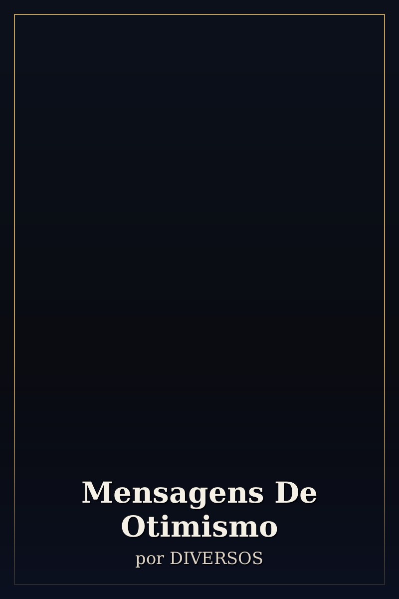 Capa de Mensagens De Otimismo