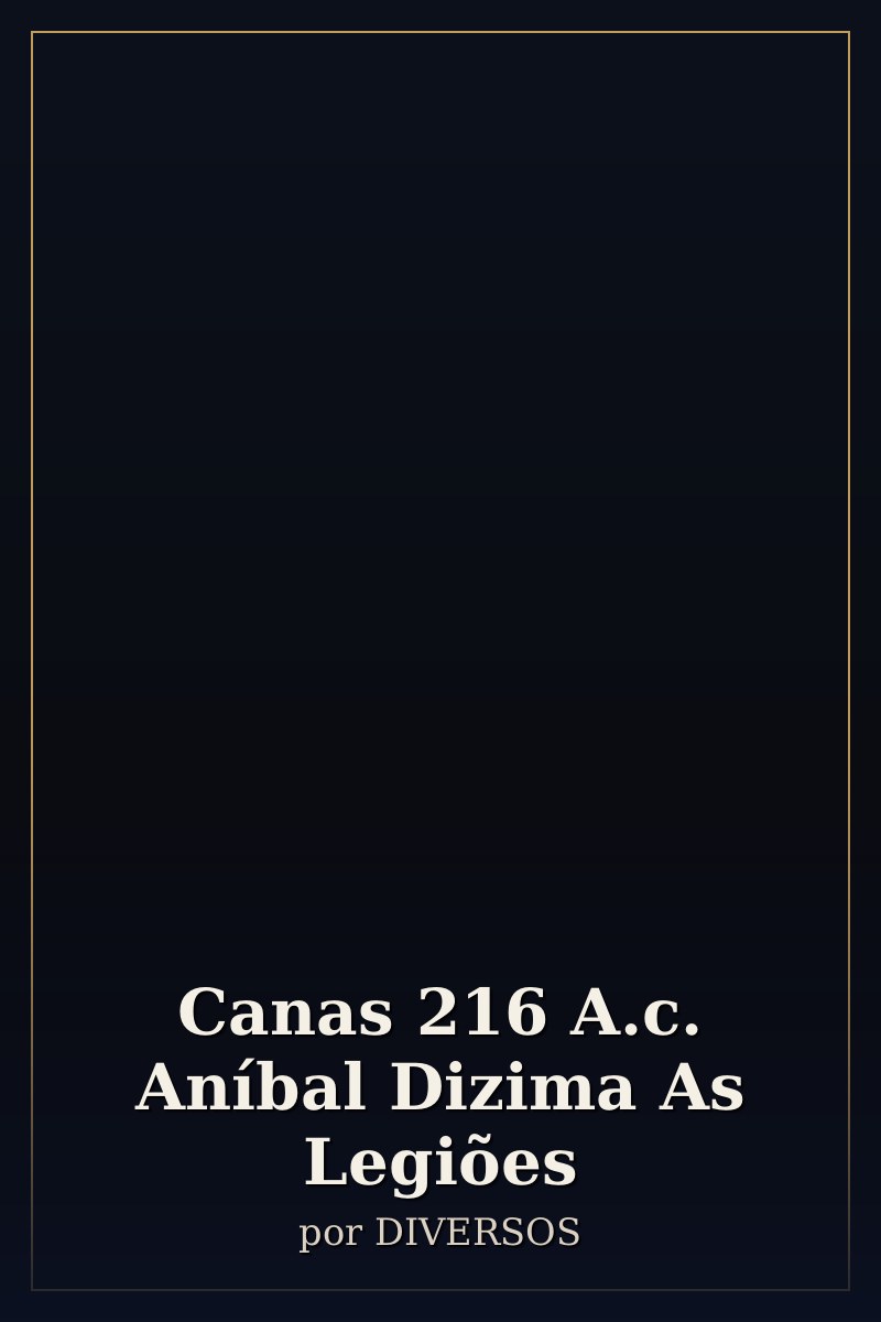 Capa de Canas 216 A.c. Aníbal Dizima As Legiões