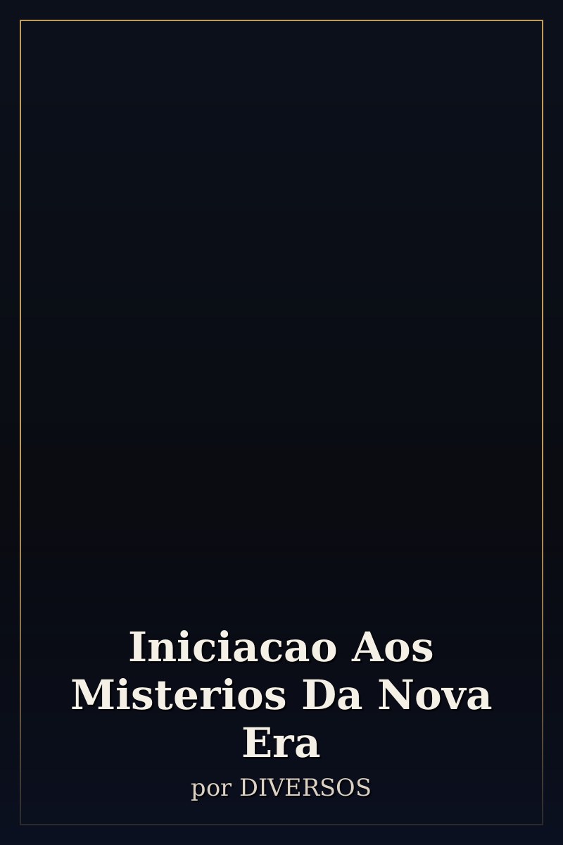 Capa de Iniciacao Aos Misterios Da Nova Era