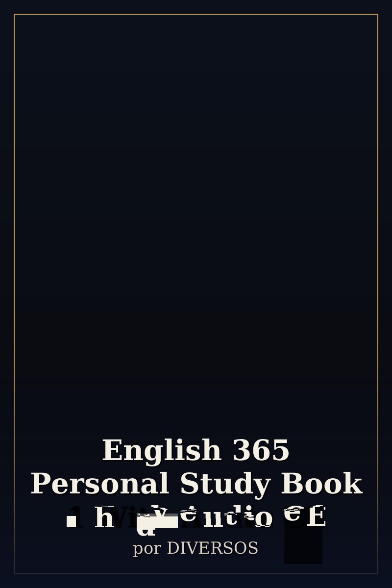 Capa de English 365 Personal Study Book 1 With Audio Cd