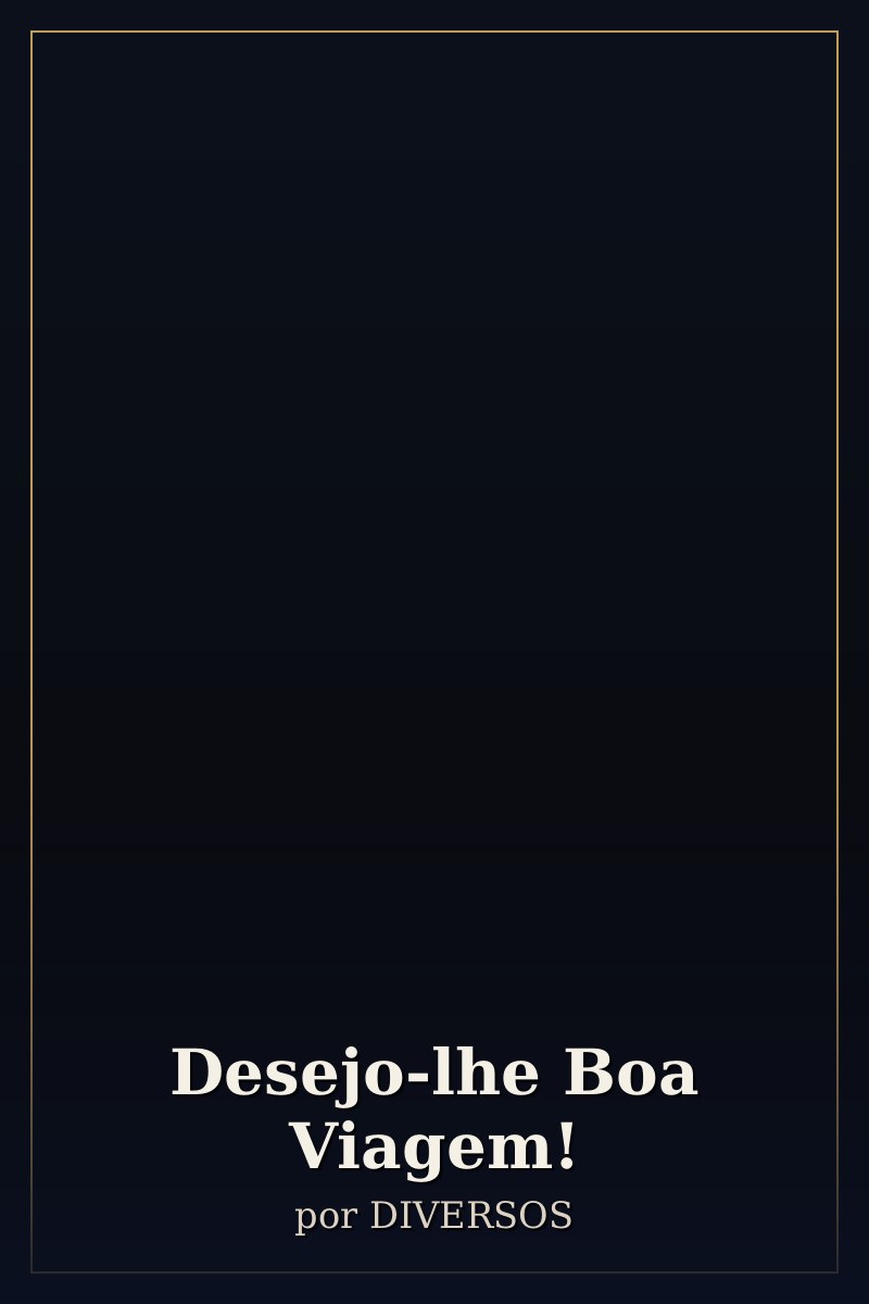 Capa de Desejo-lhe Boa Viagem!