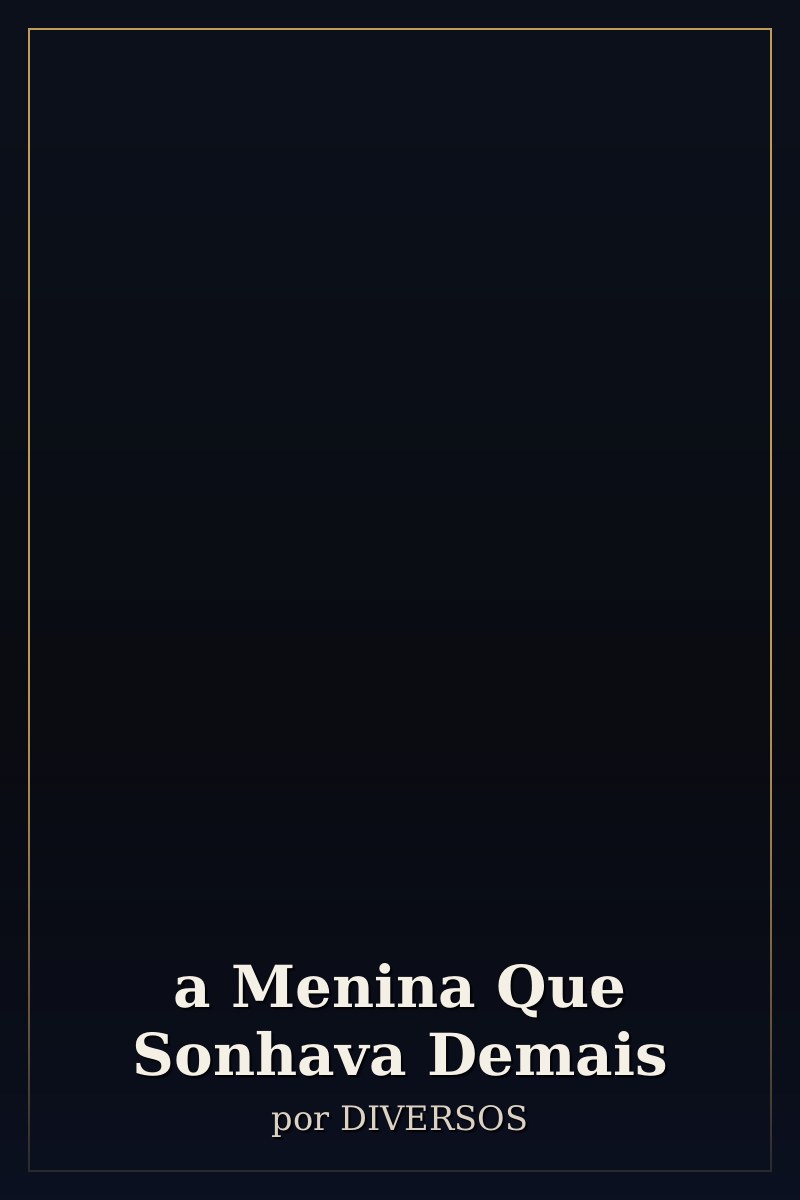 Capa de a Menina Que Sonhava Demais