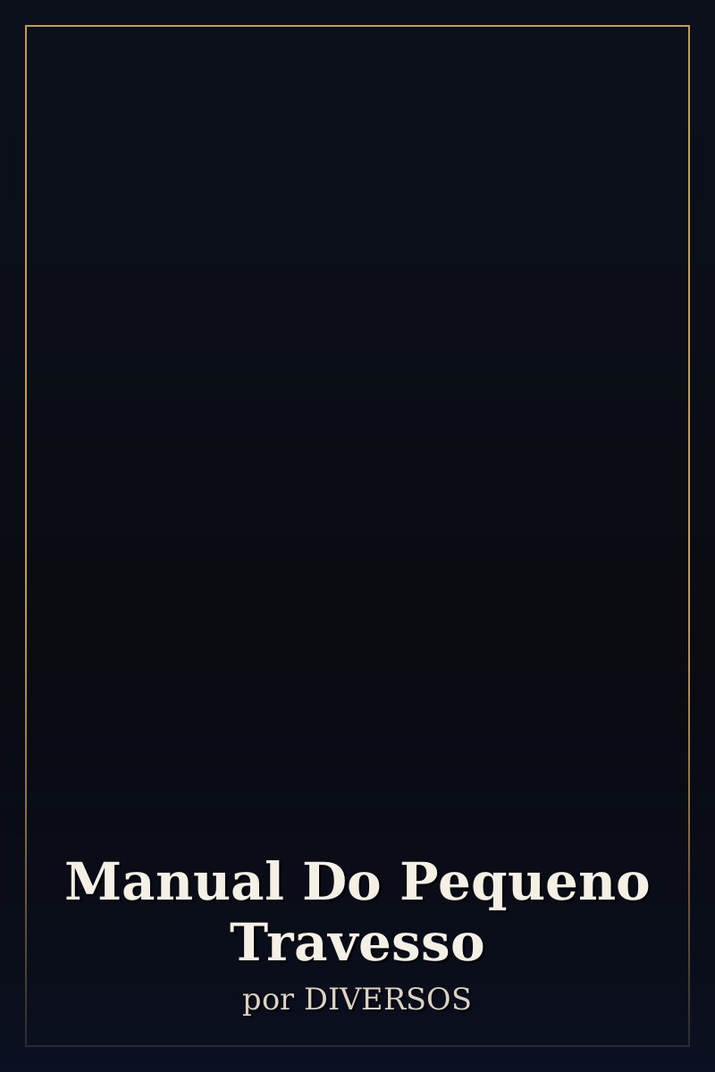 Capa de Manual Do Pequeno Travesso