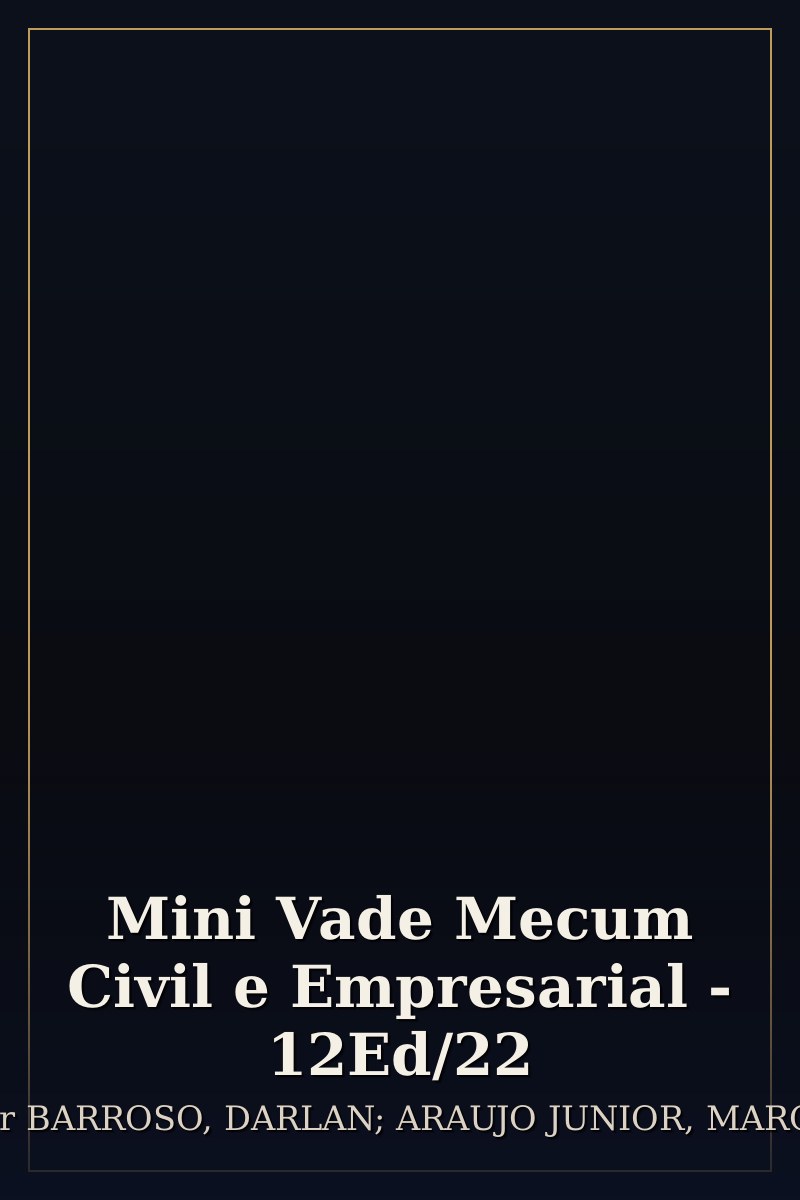 Capa de Mini Vade Mecum Civil e Empresarial - 12Ed/22