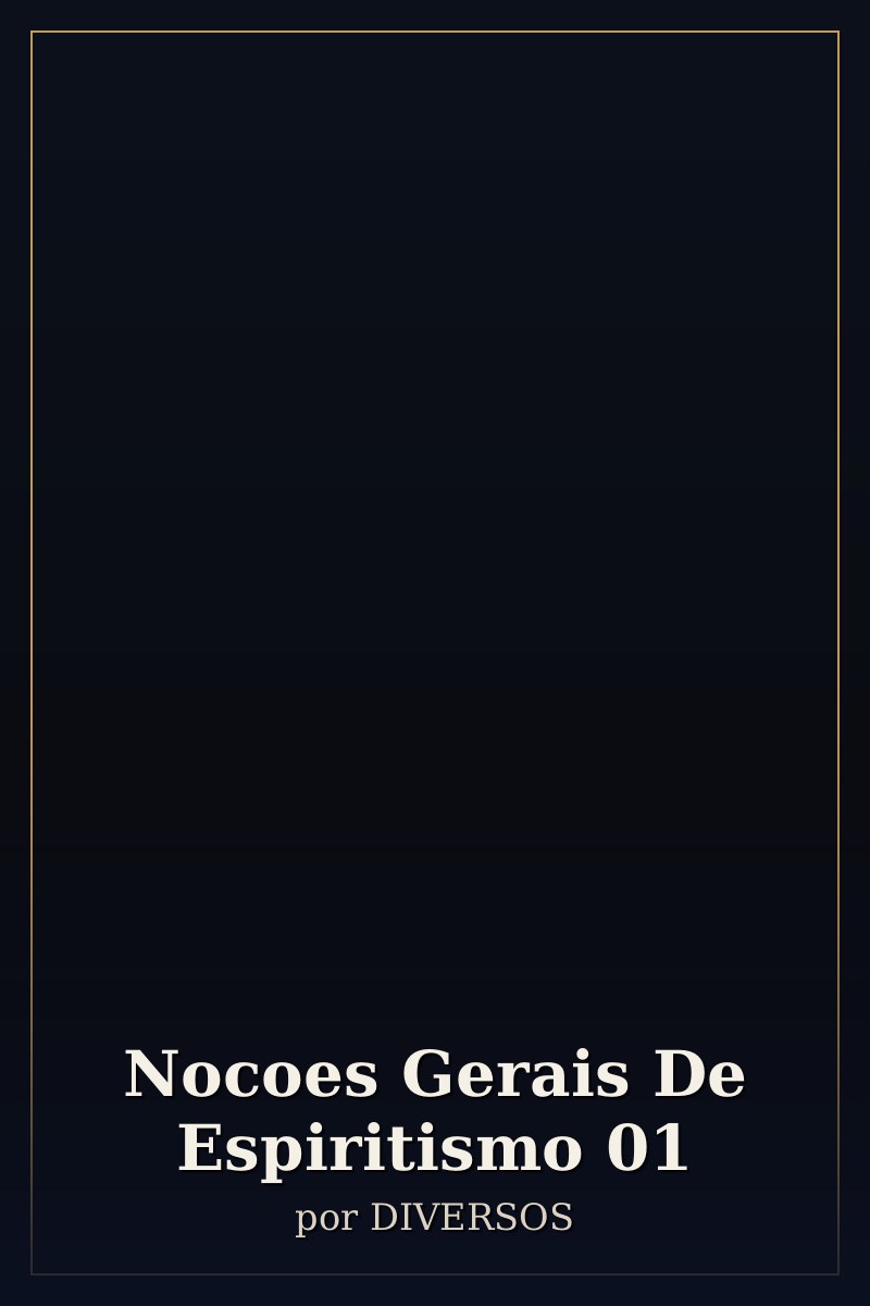 Capa de Nocoes Gerais De Espiritismo                    01