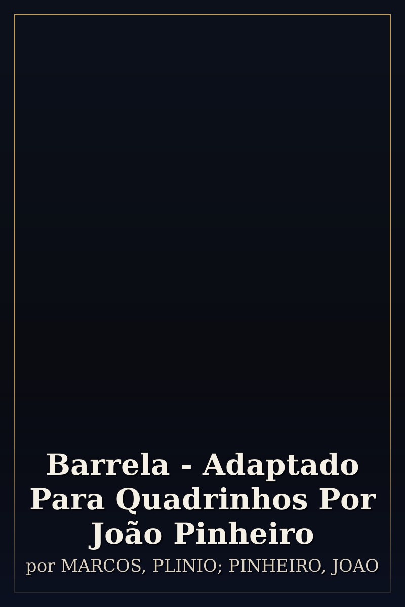 Capa de Barrela - Adaptado Para Quadrinhos Por João Pinheiro