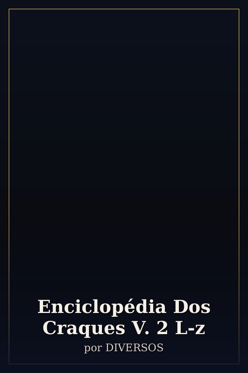 Capa de Enciclopédia Dos Craques V. 2 L-z