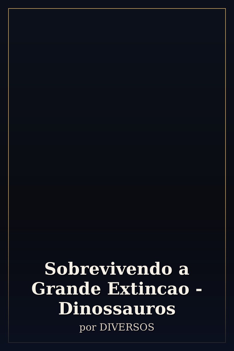 Capa de Sobrevivendo a Grande Extincao - Dinossauros