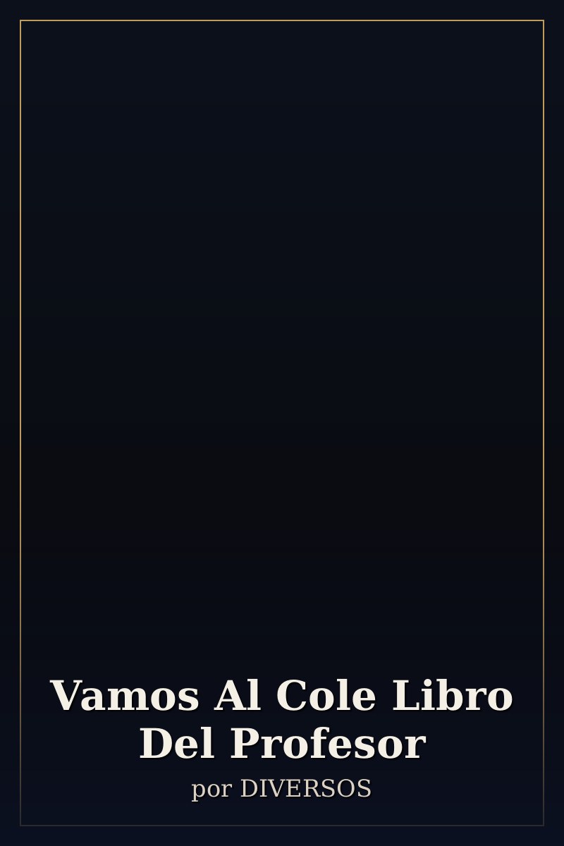 Capa de Vamos Al Cole Libro Del Profesor