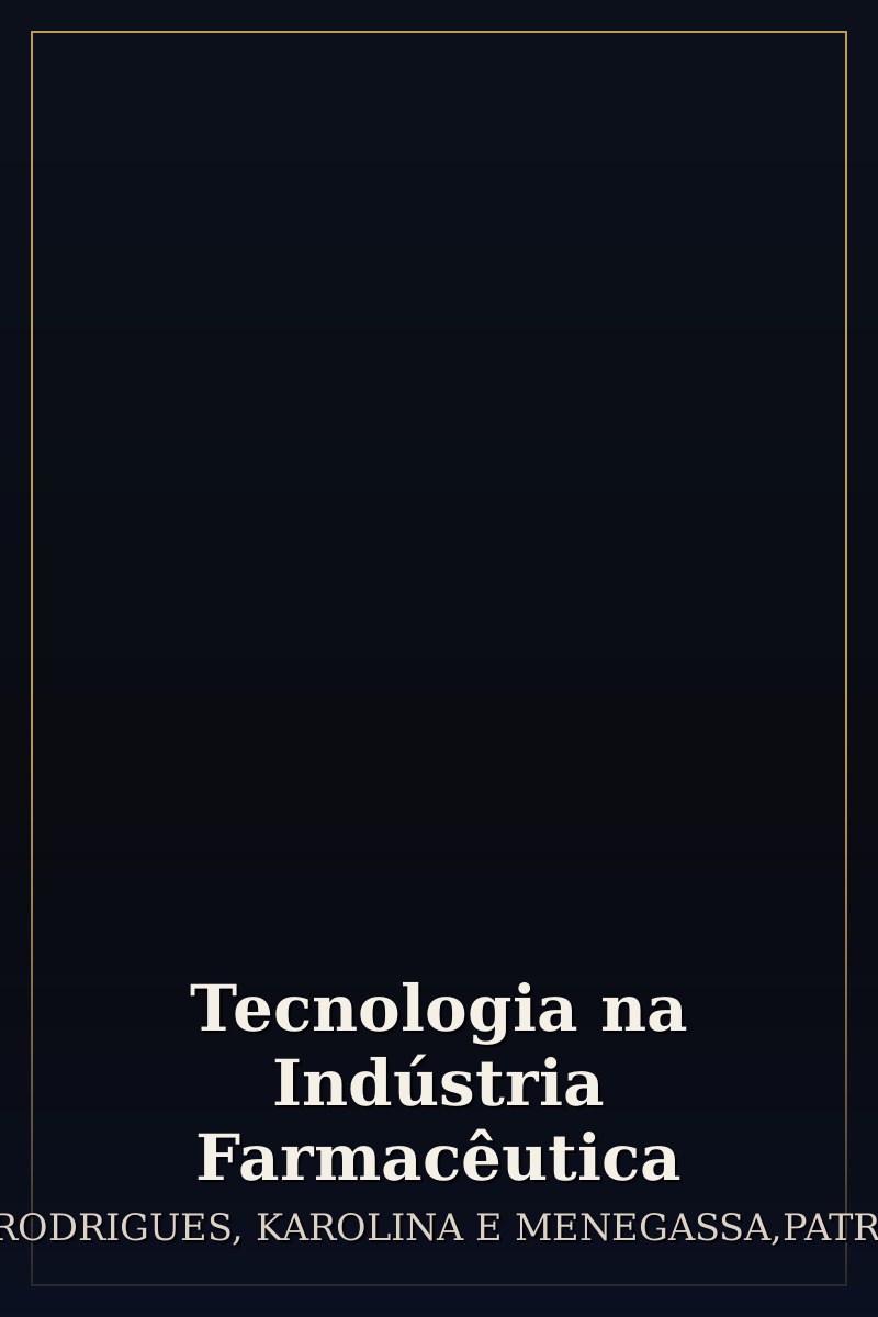 Capa de Tecnologia na Indústria Farmacêutica