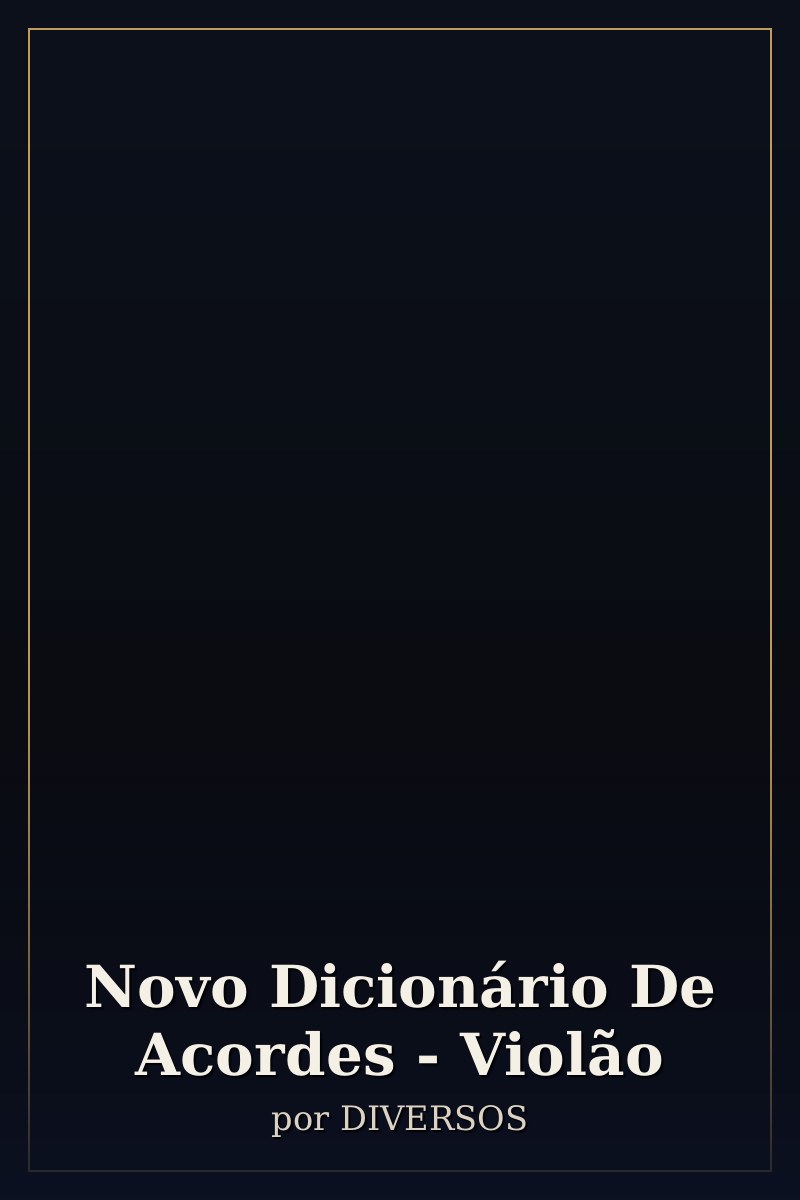Capa de Novo Dicionário De Acordes - Violão
