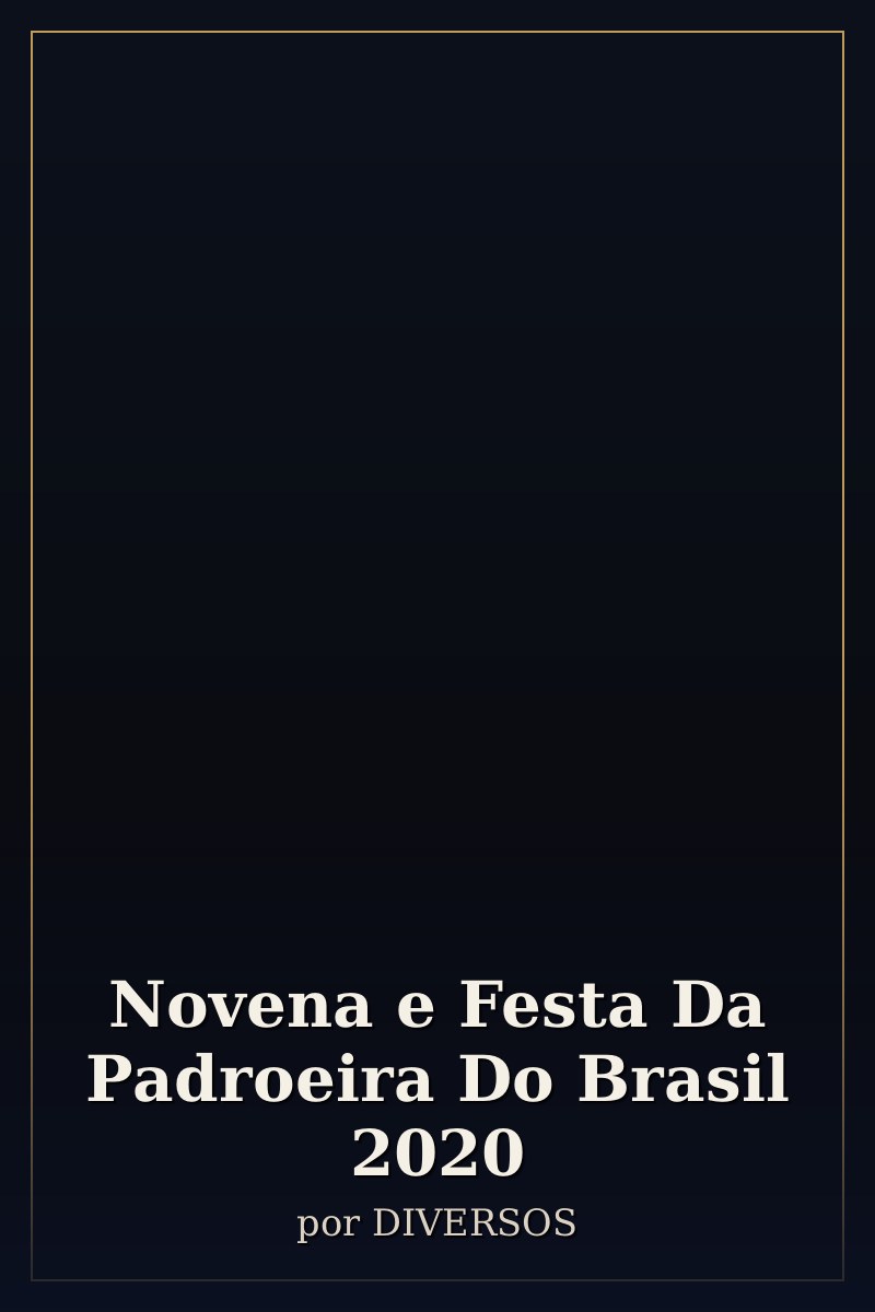 Capa de Novena e Festa Da Padroeira Do Brasil 2020
