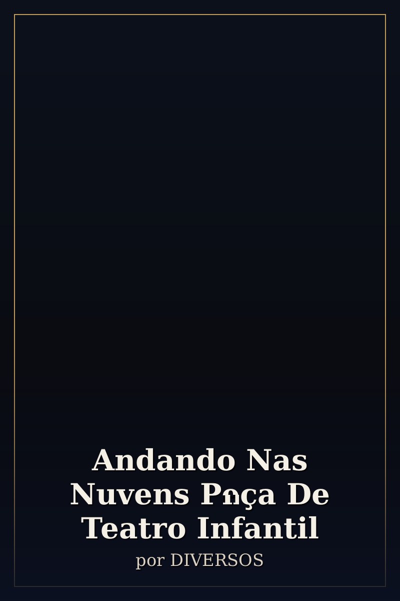 Capa de Andando Nas Nuvens Peça De Teatro Infantil