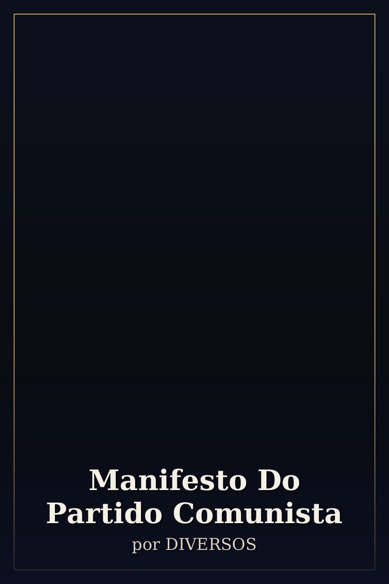 Capa de Manifesto Do Partido Comunista