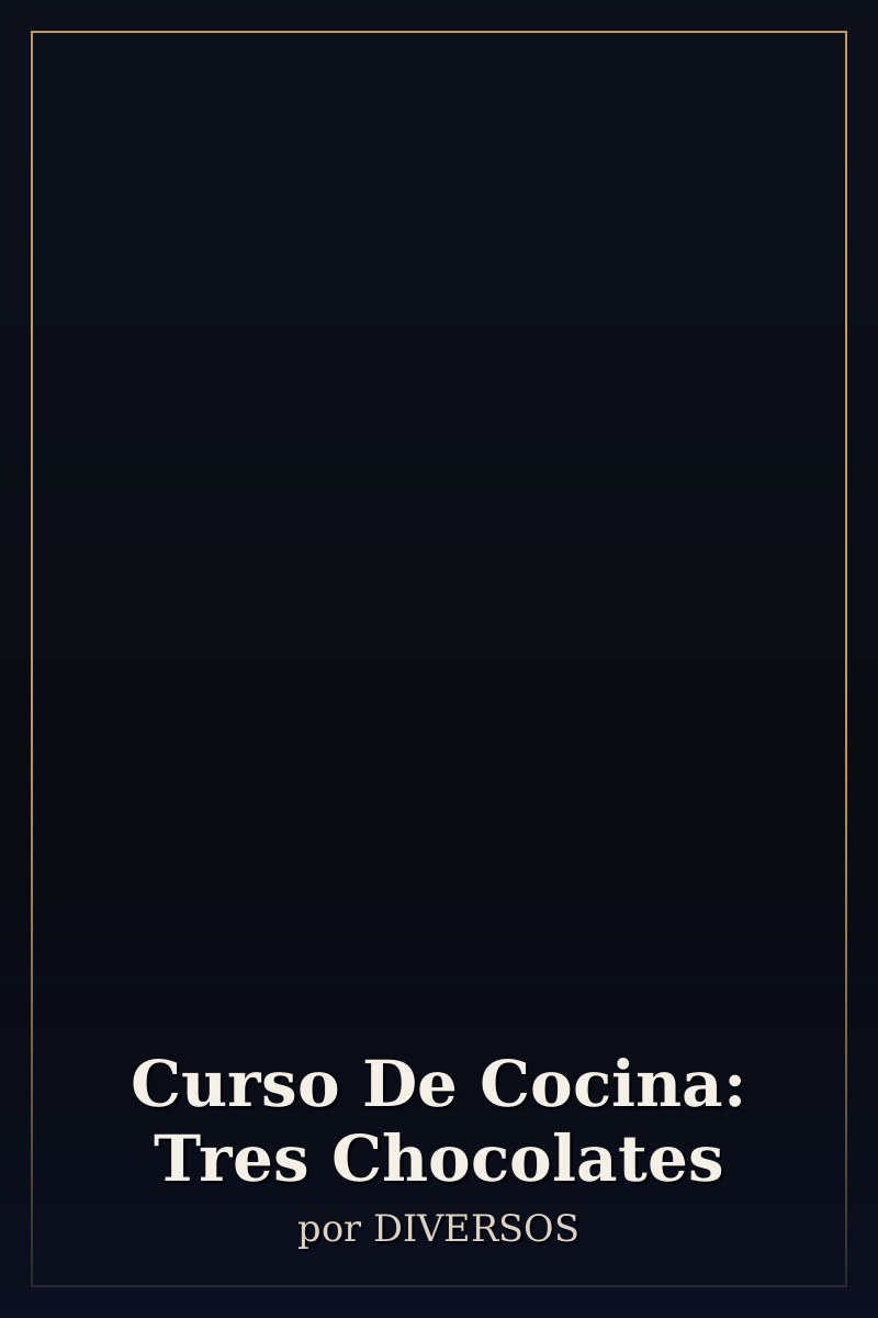Capa de Curso De Cocina: Tres Chocolates