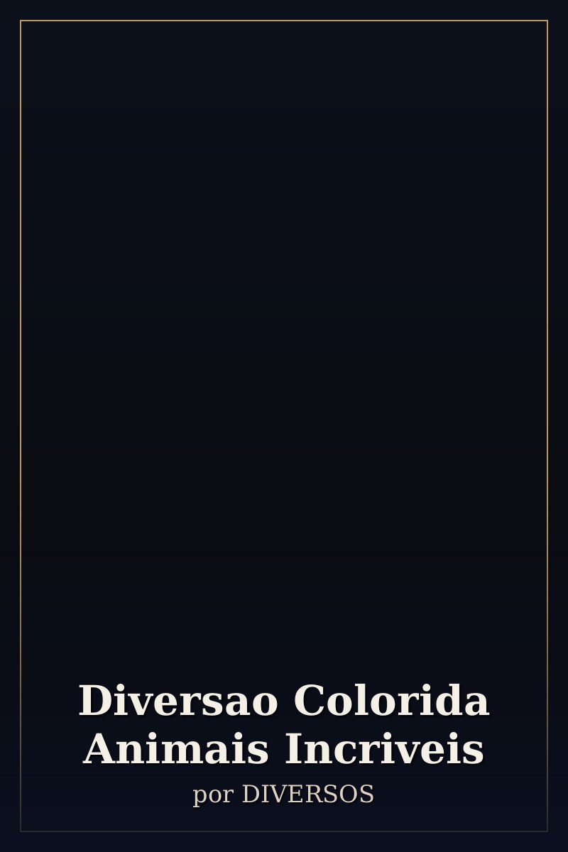Capa de Diversao Colorida Animais Incriveis