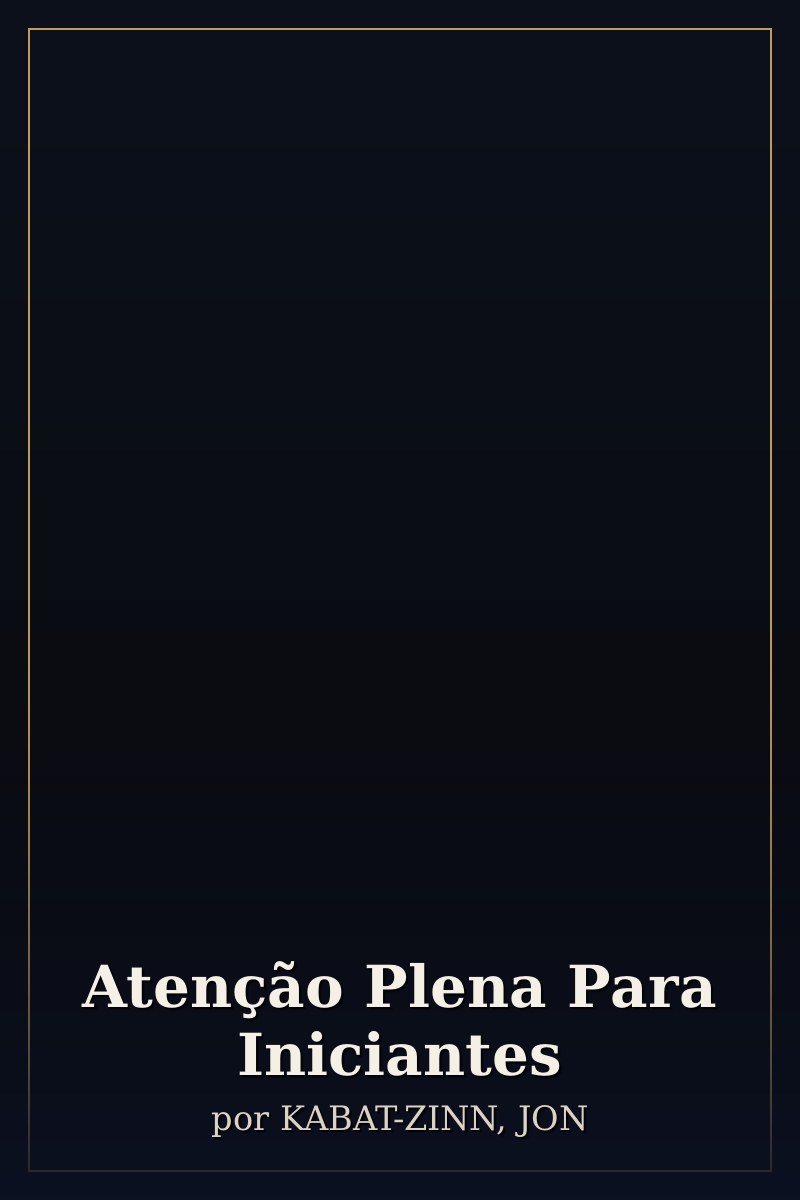 Capa de Atenção Plena Para Iniciantes