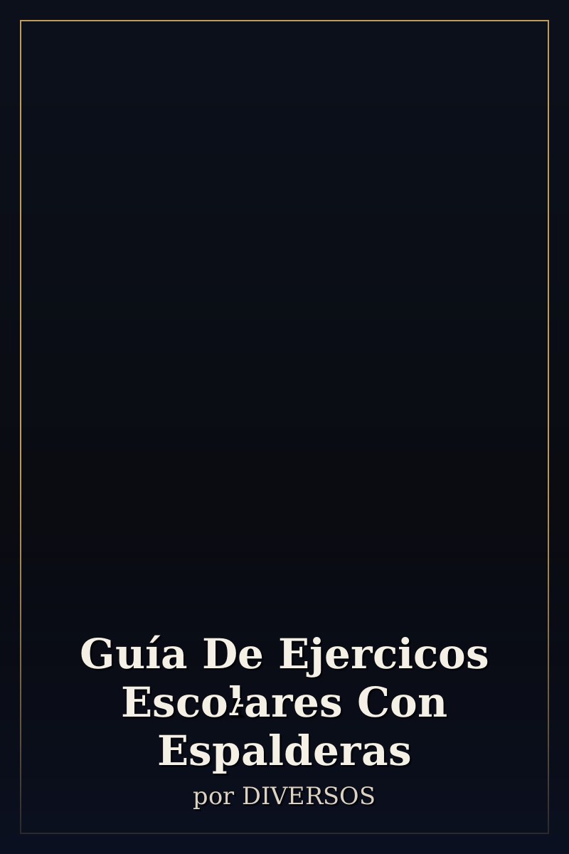 Capa de Guía De Ejercicos Escolares Con Espalderas
