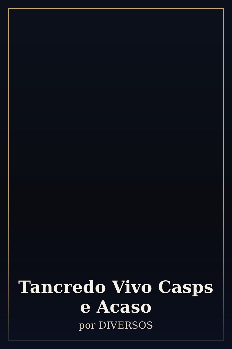 Capa de Tancredo Vivo Casps e Acaso