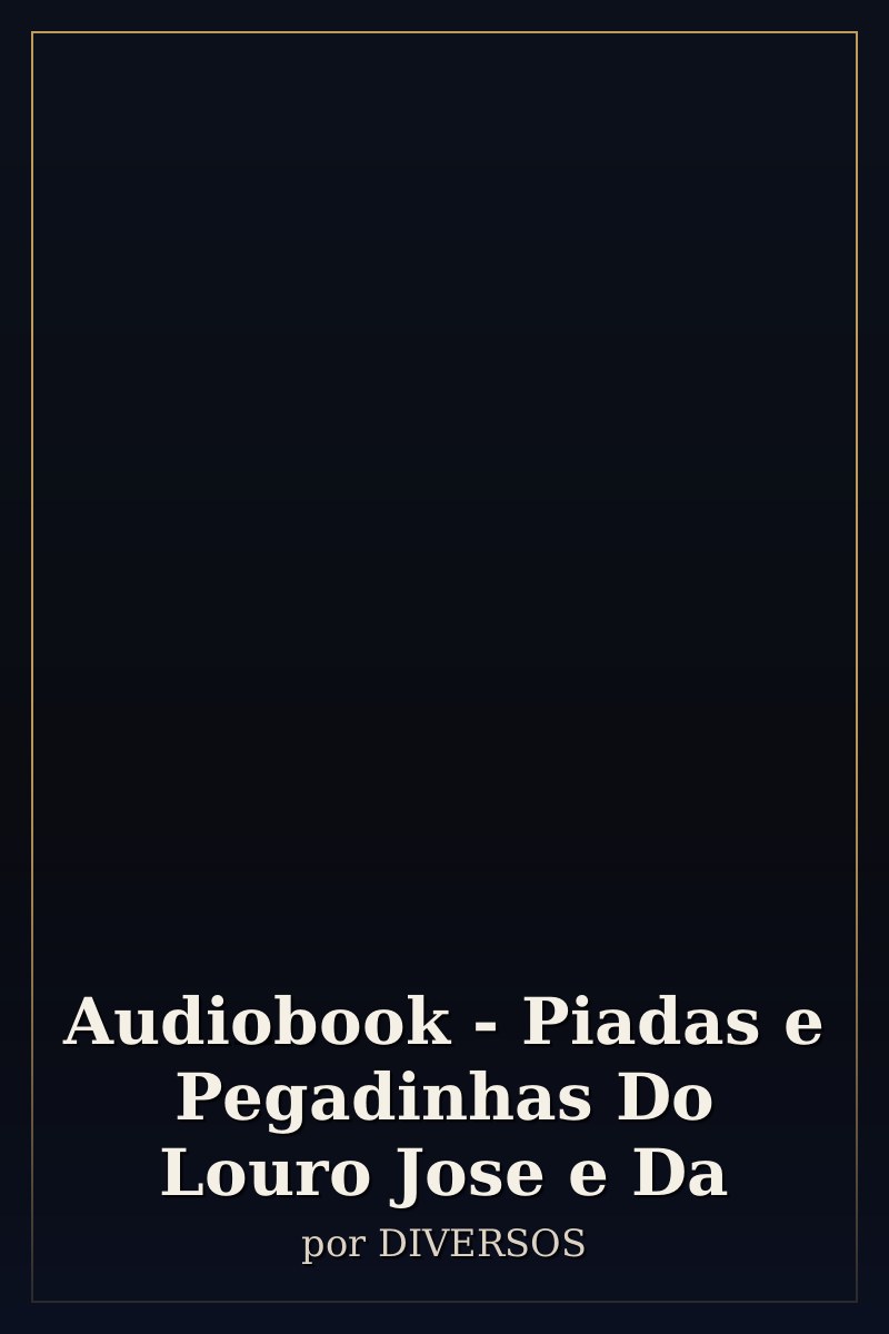 Capa de Audiobook - Piadas e Pegadinhas Do Louro Jose e Da