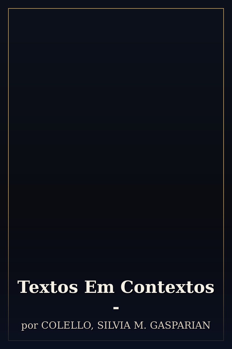 Capa de Textos Em Contextos -
