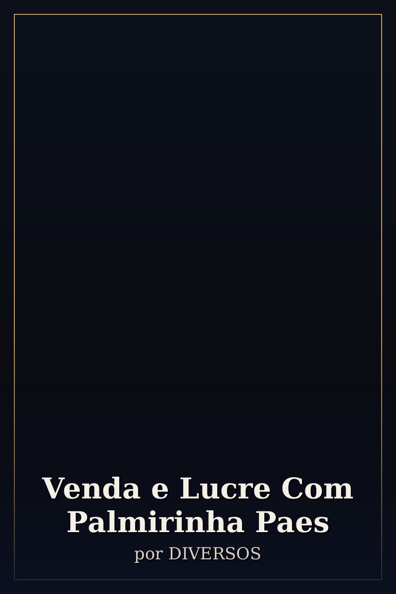 Capa de Venda e Lucre Com Palmirinha Paes