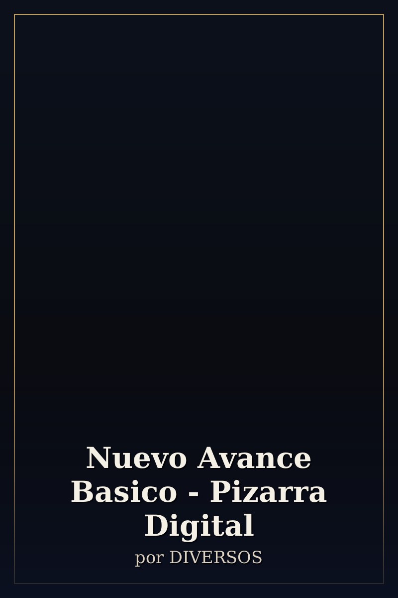 Capa de Nuevo Avance Basico - Pizarra Digital