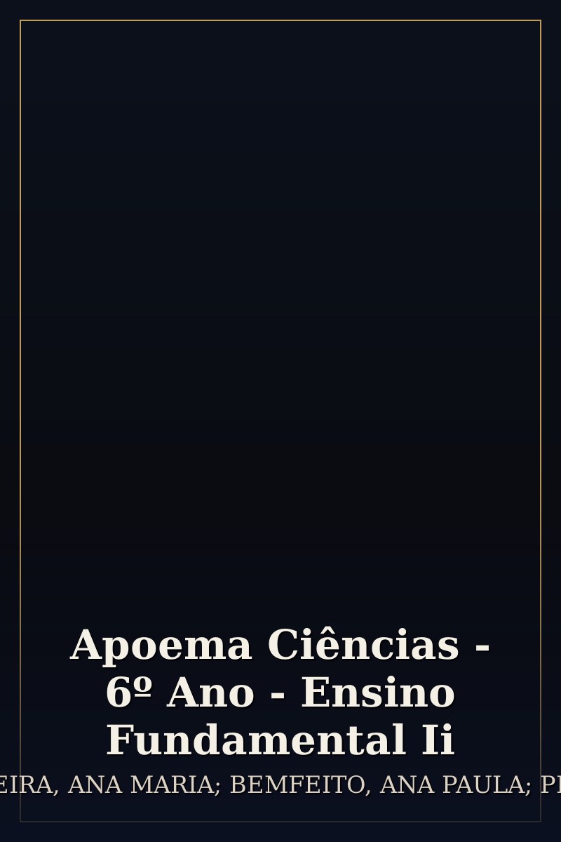 Capa de Apoema Ciências - 6º Ano - Ensino Fundamental Ii
