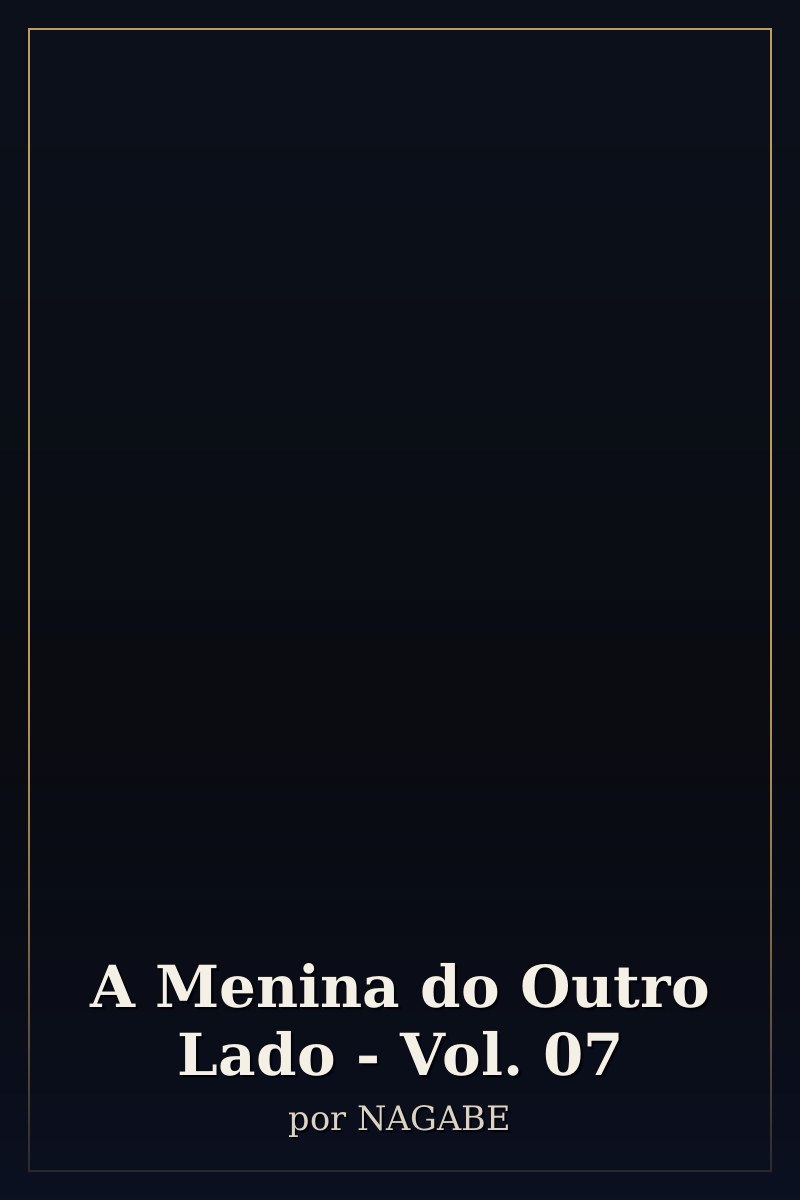 Capa de A Menina do Outro Lado - Vol. 07