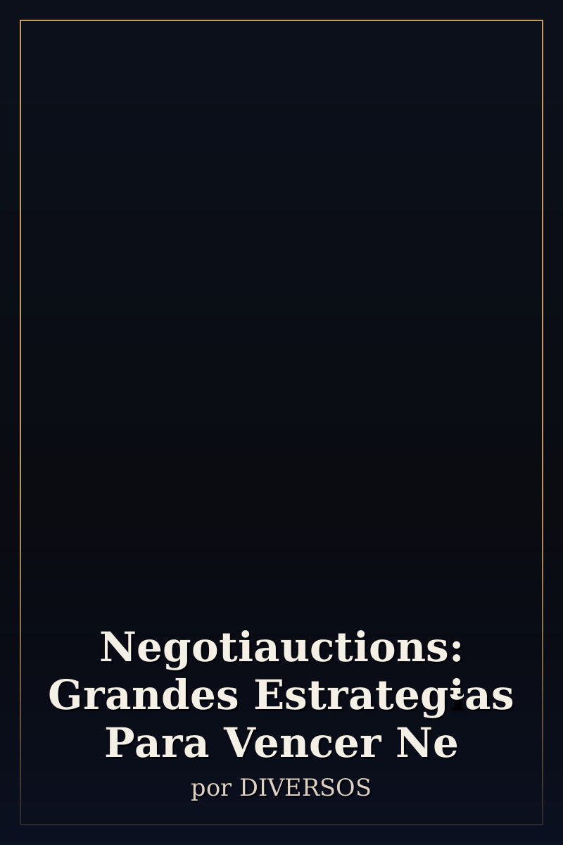 Capa de Negotiauctions: Grandes Estrategias Para Vencer Ne