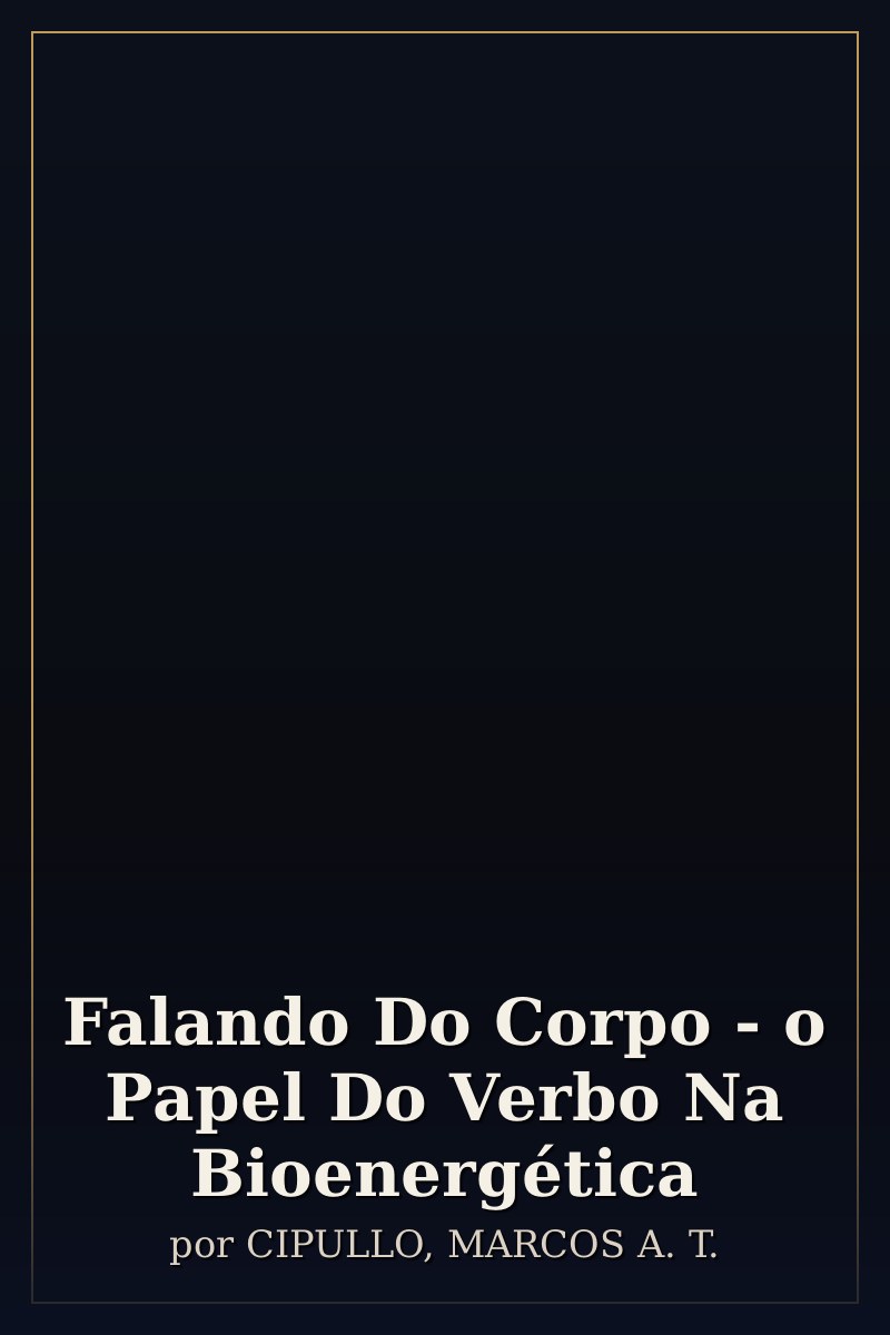 Capa de Falando Do Corpo - o Papel Do Verbo Na Bioenergética