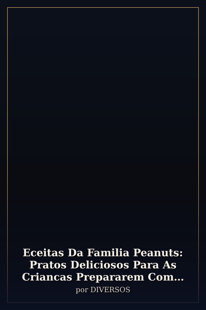 Capa de Eceitas Da Familia Peanuts: Pratos Deliciosos Para As Criancas Prepararem Com Seus Adultos Favoritos
