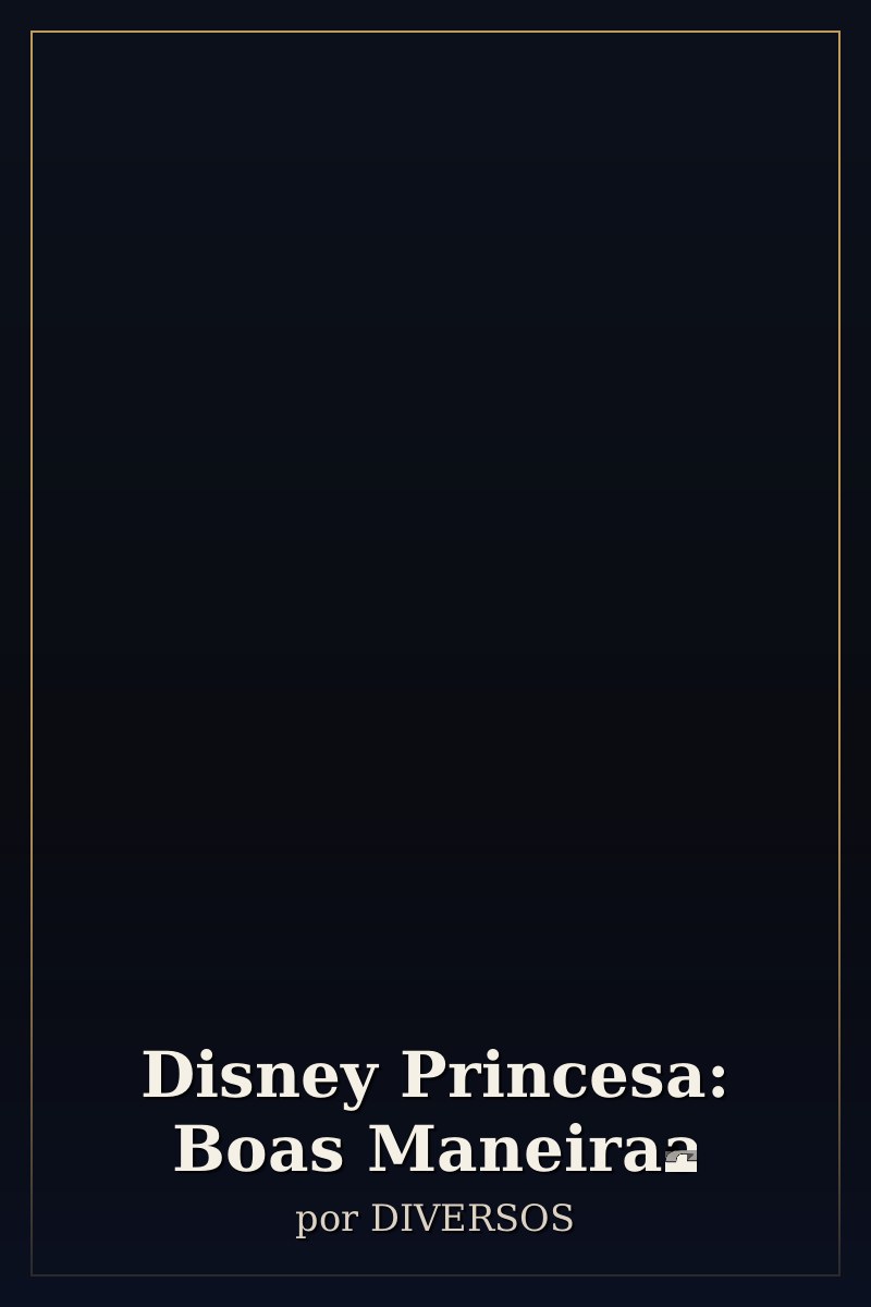 Capa de Disney Princesa: Boas Maneiras