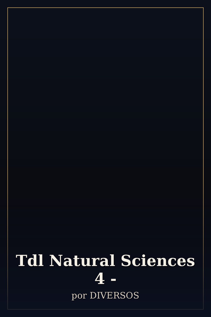 Capa de Tdl Natural Sciences 4 -