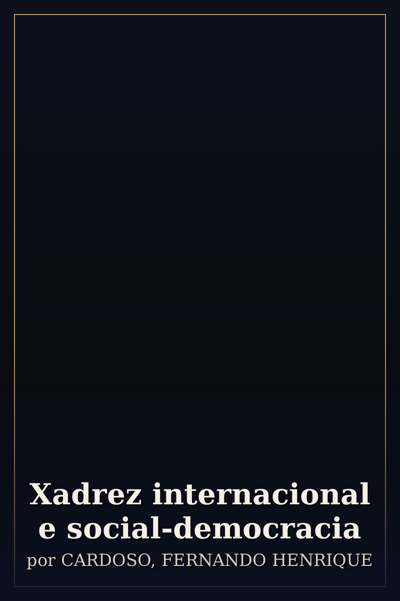 Capa de Xadrez internacional e social-democracia