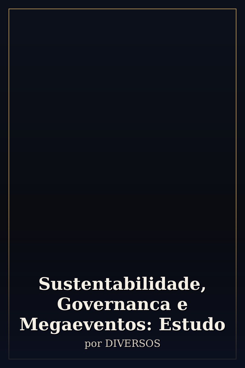 Capa de Sustentabilidade, Governanca e Megaeventos: Estudo