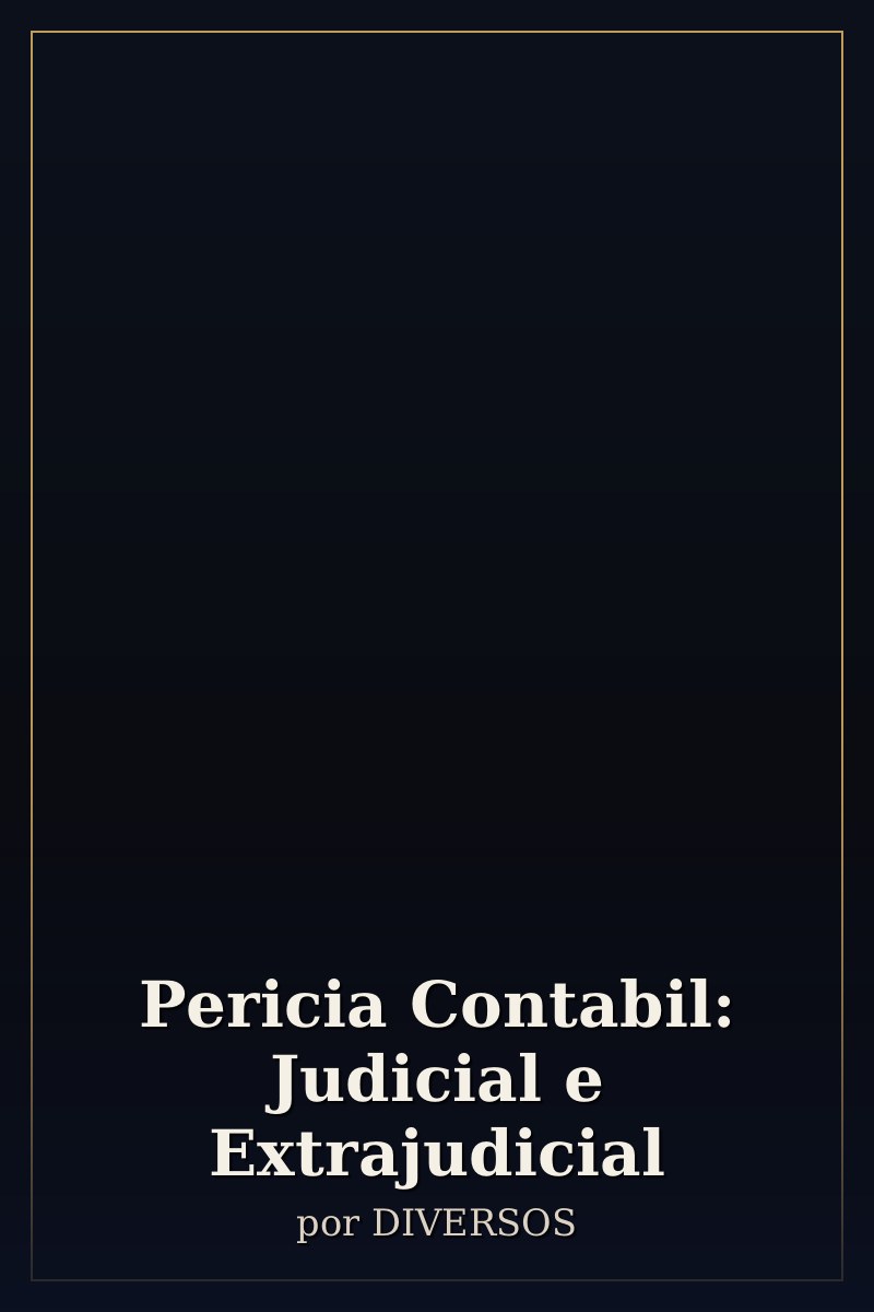 Capa de Pericia Contabil: Judicial e Extrajudicial